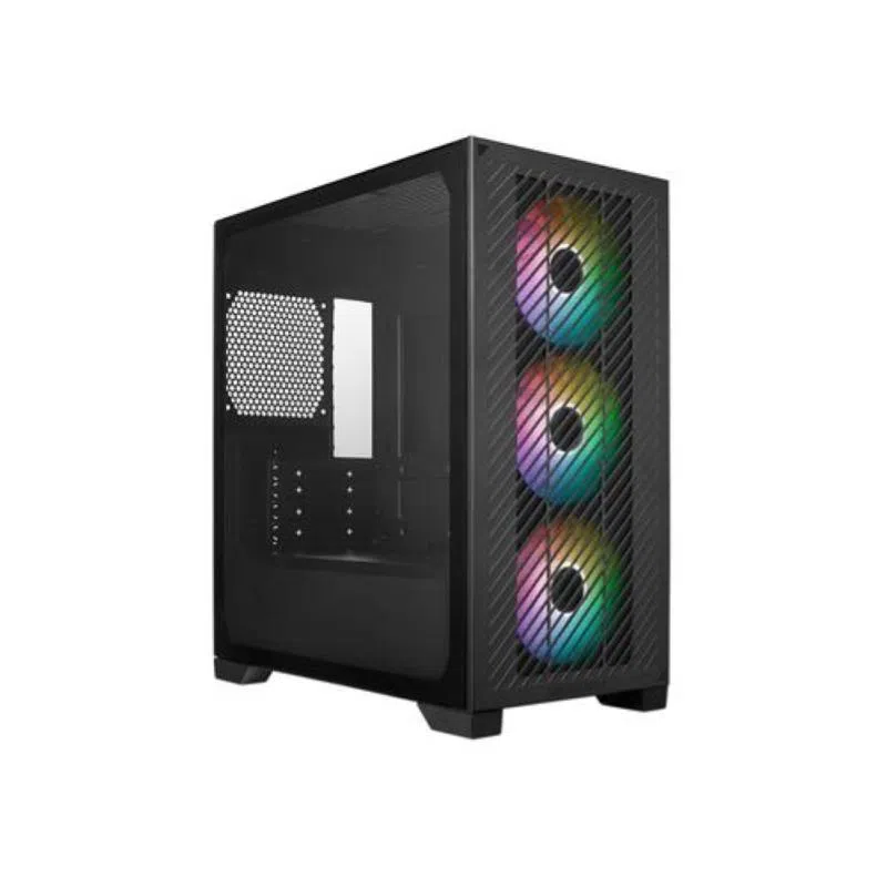 Cooler master elite 301 case pc mini-tower nero micro-atx-itx 3 ventole argb gaming
