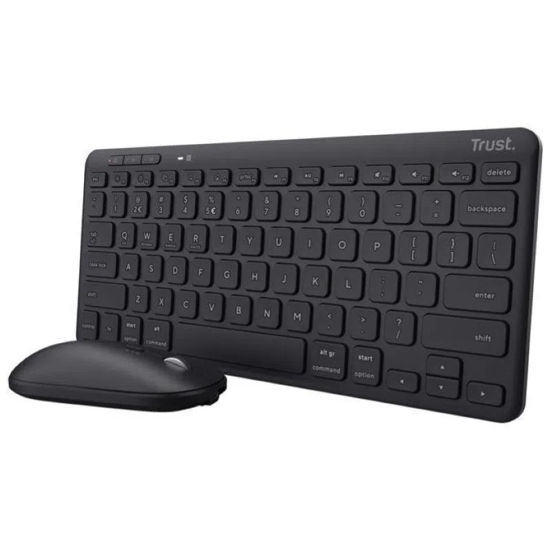 Trust lyra tastiera mouse incluso rf senza fili e bluetooth qwerty italiano nero — 2