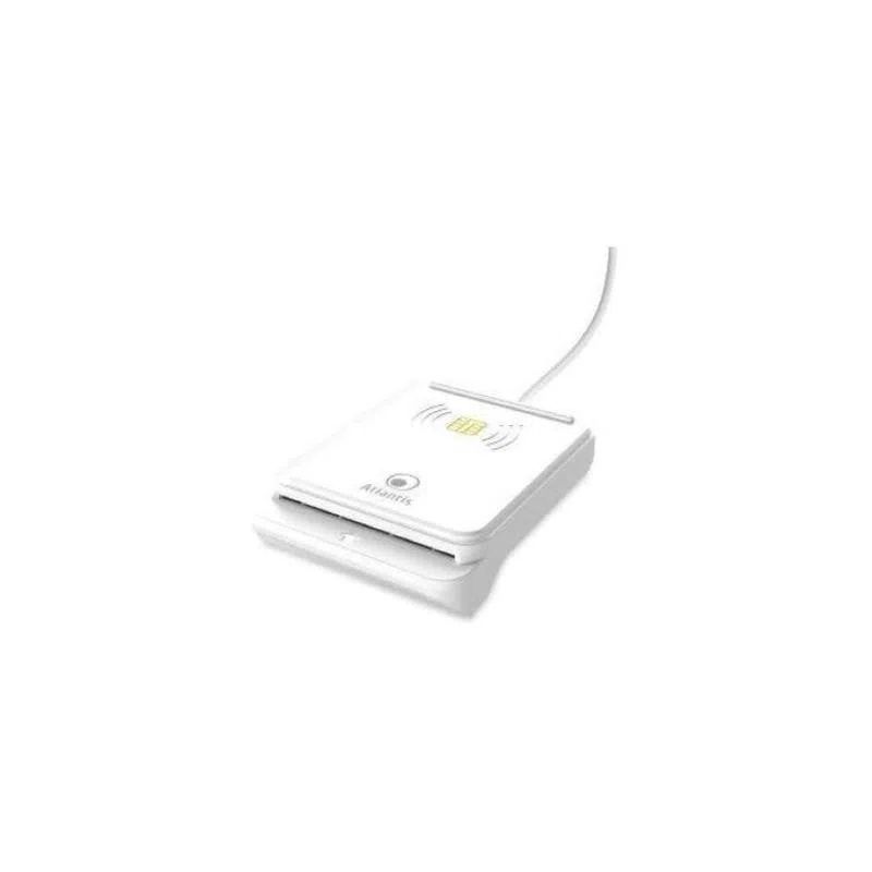 Atlantis p005-ciek421c combo lettore cie 3.0 smart card usb nfc per carta identita` elettronica italiana cie 3.0 cns-crs-ts