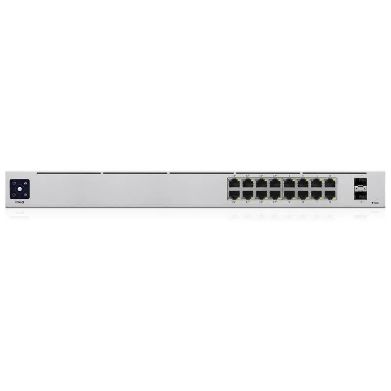 Switch 16p gigabit di cui 8p poe+ 2 p uplink ubiquiti