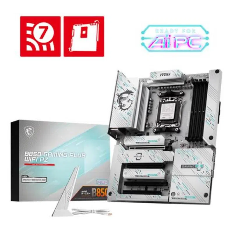 Msi mb b850 gaming plus wifi pz,b850,am5,4ddr5,4pci-ex16,3m.2,4sata3,3usb10g,6usb5g,8usb2 — 2