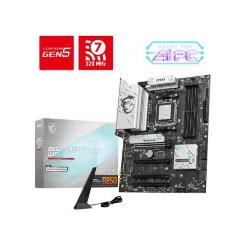 Msi b850 gaming plus wi-fi 7 scheda madre amd b850 socket am5 atx