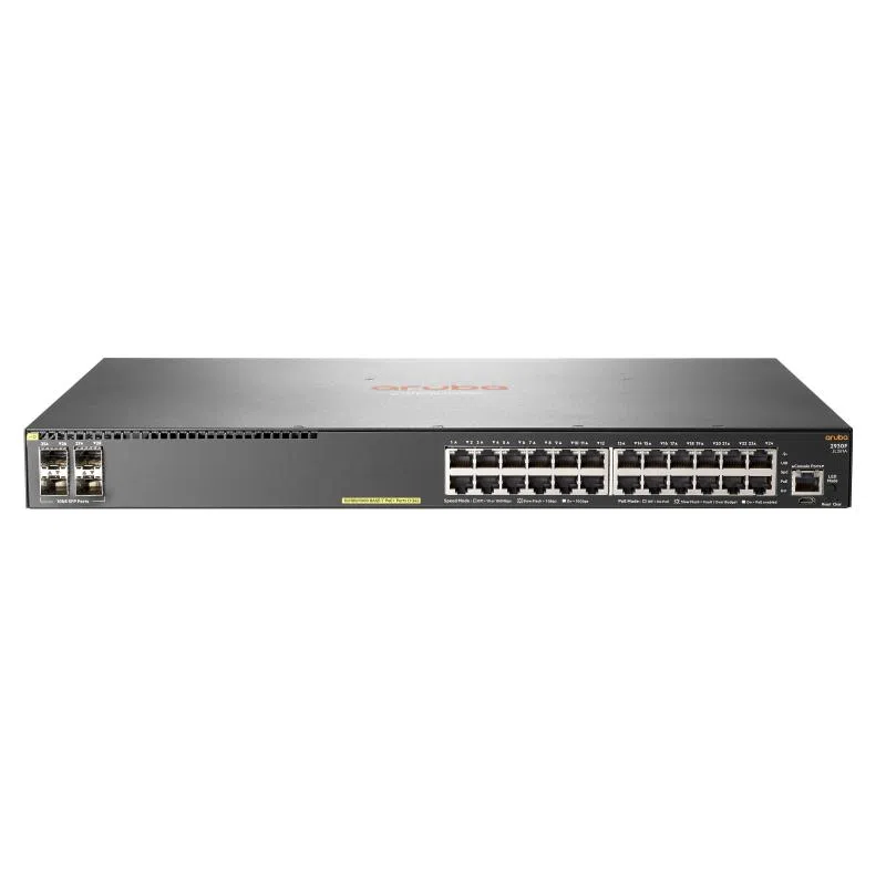 Hp aruba 2930f 24g poe+ 4sfp switch l3 gestito 24 x 10-100-1000 (poe+) + 4 x gigabit sfp (uplink) montabile su rack poe+ — 2