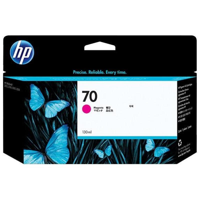 Hp cartuccia inchiostro magenta designjet 70, 130 ml