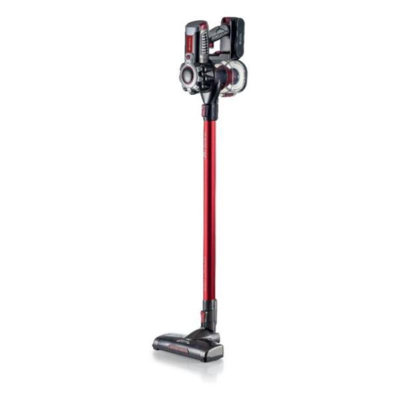 Ariete 22v lithium scopa elettrica ricaricabile aspirapriciole filtro hepa spazzola motorizzata con luci e accessori rosso