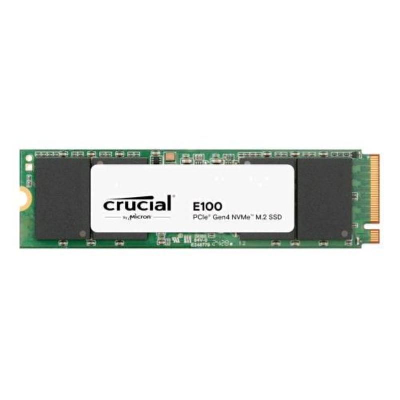 Crucial e100 ssd m.2 nvme pcie 4.0 480gb per pc - unita` a stato solido veloce