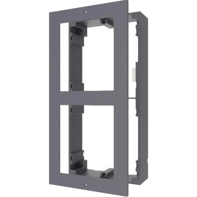 Hikvision cornice 2 moduli da parete intercom plastica nero - ds-kd-acw2