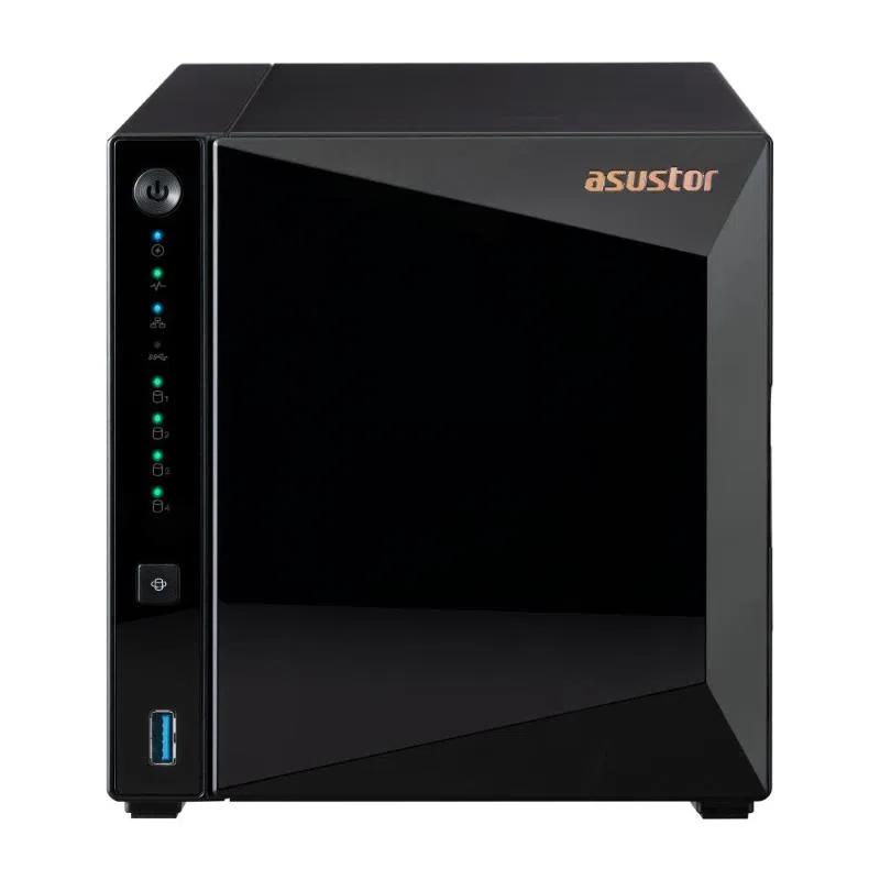 Asustor drivestor 4 pro gen2 as3304t v2 nas 4 bay 2.5gbe 2gb ram per casa e ufficio