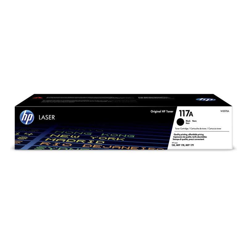Cartuccia toner nero per stampante laser originale HP 117A