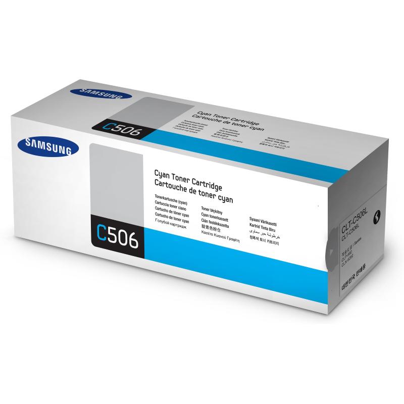 Hp samsung clt-c506l alta resa cyan originale cartuccia toner (su038a) — 2