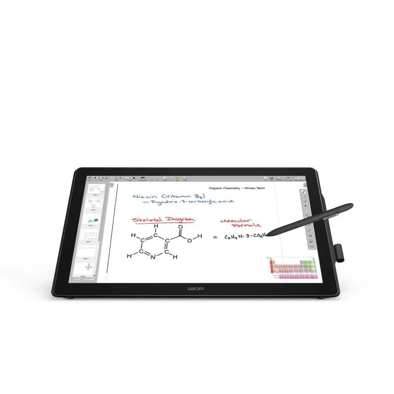 Wacom cintiq monitor lcd 23.8 interattivo multi toch 2.540 lpi + pennino 2048 livelli di pressione nero