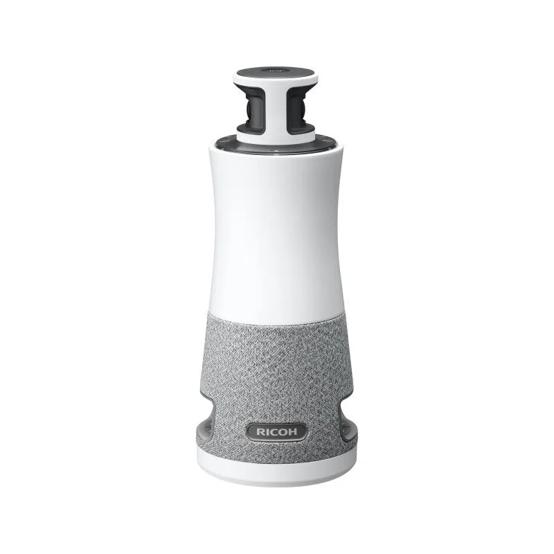 Ricoh meeting device 360 per conferenze 3-in-1, plug-and-play, 1920x1080, campo di cattura video/audio di 3,6 m