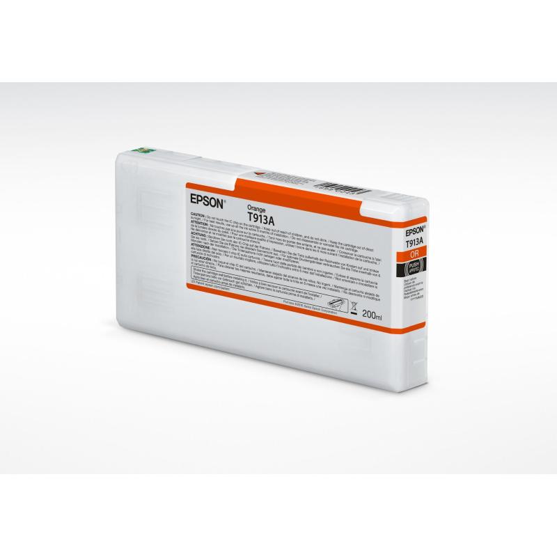 Epson t913a orange ink cartridge (200ml) — 2