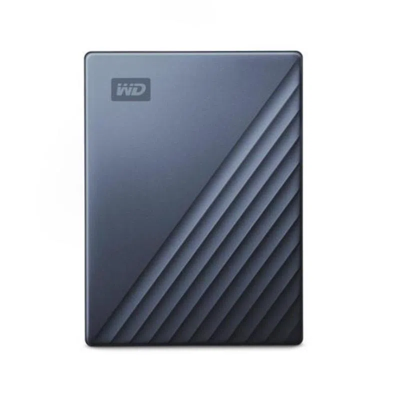 Western digital my passport ultra hdd esterno 4.000gb interfaccia usb 3.2 colore blu/nero