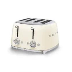 TOSTAPANE TSF03CREU - 4x SLOT - ESTETICA 50'S STYLE - PANNA