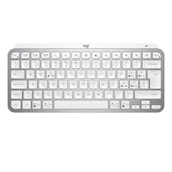 Logitech mx tastiera bluetooth mini retroilluminata usb-c grigio bianco
