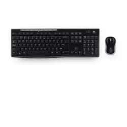 Logitech wireless combo mk270 tastiera mouse incluso rf wireless qwertz ceco nero