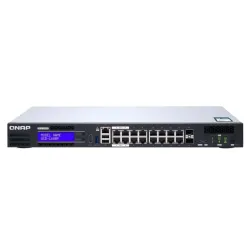 Qnap qgd-1600p gestito gigabit ethernet (10/100/1000) supporto power over ethernet (poe) 1u nero, grigio