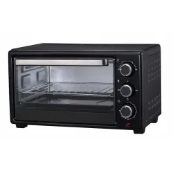Zephir zhc21n fornetto elettrico 1500w 21lt termostato regolabile timer con griglia e vassoio nero