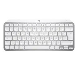 Logitech mx keys mini for mac minimalist wireless illuminated keyboard tastiera bluetooth azerty francese grigio
