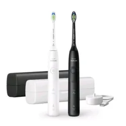 Philips ped spazzolino da denti elettrico hx7119/02 nero 5300 kit 2pcs