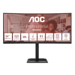Aoc 34'' 3440X1440 120HZ REG ALT USB-C 4038986112864