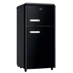 Dcg Frigo Doppia Porta Linea Retro' 110lt E Nero Mf110bcdp 8052780965460