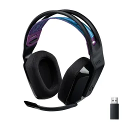 Logitech g535 lightspeed cuffia con microfono gaming wireless nero