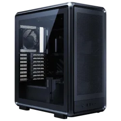 Cooler master frame 500 500 mesh black, mid tower, mb atx/matx mitx, case modulare , 3 ventole nere