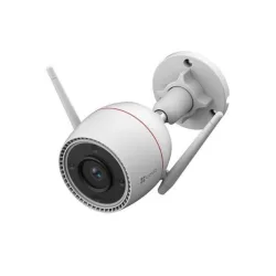 Ezviz h3c telecamera da esterno 4mm, risoluzione 2k, wi-fi, active defense con luce e sirena, audio bidirezionale e rilevamento figura umana basato su ia. visione notturna a colori. protezione ip67