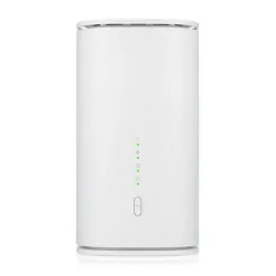 Zyxel nebula fwa515-eu0102f router 5g wi-fi 7 dual band slot per scheda sim 2 lan desktop bianco