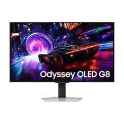 Samsung s32fg814su monitor pc 81,3 cm (32\) 3840 x 2160 pixel 4k ultra hd oled argento