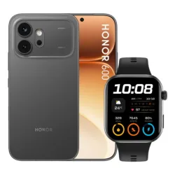 Honor 600 5g dual sim 6.57 octa core 256gb ram 8gb 5g italia black + watch 2i smarwatch black