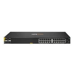 Switch r8n87a r8n87b aruba cx 6000 24 x x10/100/1000 class4 (poe 370w) + 4 x 1gb sfp garanzia a vita limitata