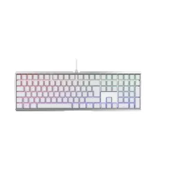 Cherry mx 3.0s rgb tastiera giocare usb qwertz tedesco bianco