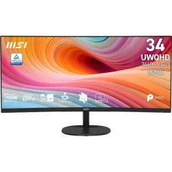 Msi monitor curvo 34 led va uwqhd 21:9 1500r 120hz 1ms