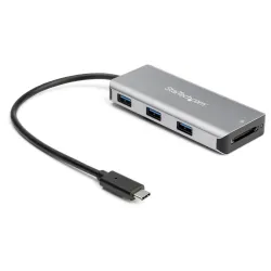 Startech.com hub usb-c a 3 porte con lettore per schede sd - 10 gbps - 3 usb-a