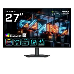 Gigabyte mo27q28gr monitor gaming woled lucido 27 qhd - 2560 x 1440, 280hz, 0.03ms, 335 cd/m², display hdr true black 500