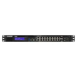 Qnap qgd-1602-c3758-16g switch di rete gestito l2 2.5g ethernet (100/1000/2500) nero, grigio