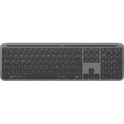Logitech k950 signature slim tastiera ufficio rf senza fili + bluetooth qwertz tedesco grafite