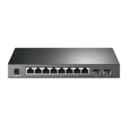 Tp-link switch 8p lan gigabit poe+ smart rj45 con 2 sfp,802.3af sfp alim.53w poe