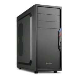 Sharkoon vs4-s case midi tower atx 6 slot espansione 2 usb 2.0 frontali bay da 2.5/3.5/5.25 colore nero
