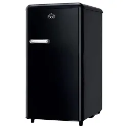 Dcg frigo monoporta linea retro` 100lt e nero mf100b