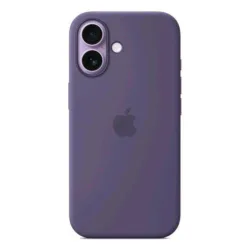 Apple iphone 17 custodia in silicone magsafe purple fog