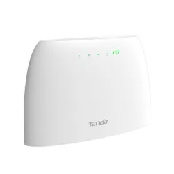 Tenda 4g03 wi-fi router 4g lte 300 mbps banda wireless 2.4 ghz porta lan-wan con slot per scheda sim accesso wi-fi fino a 32 dispositivi