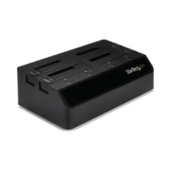 Startech.com base de acoplamiento usb 3.0 con 4 bahías sata 6gbps de 2.5 y 3.5 pulgadas - docking station para hdd ssd