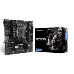 Biostar b760mx2-e d4 scheda madre intel b760 lga1700 micro atx 2xddr4 vga hdmi dvi pcie 4xsata m.2 matx