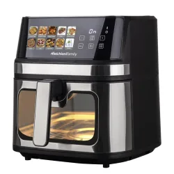 Melchioni friggitrice ad aria gaia plus 8lt 2200w display colori nero