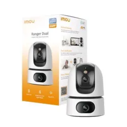 Imou ranger dual telecamera di videosorveglianza da interno wi-fi 6mpx doppia ottica zom digitale 8x audio bidirezionale