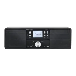 Panasonic hifi micro anlage dab+ sc-dm202eg-k schwarz mit bluetooth microsistema audio per la casa 24 w nero